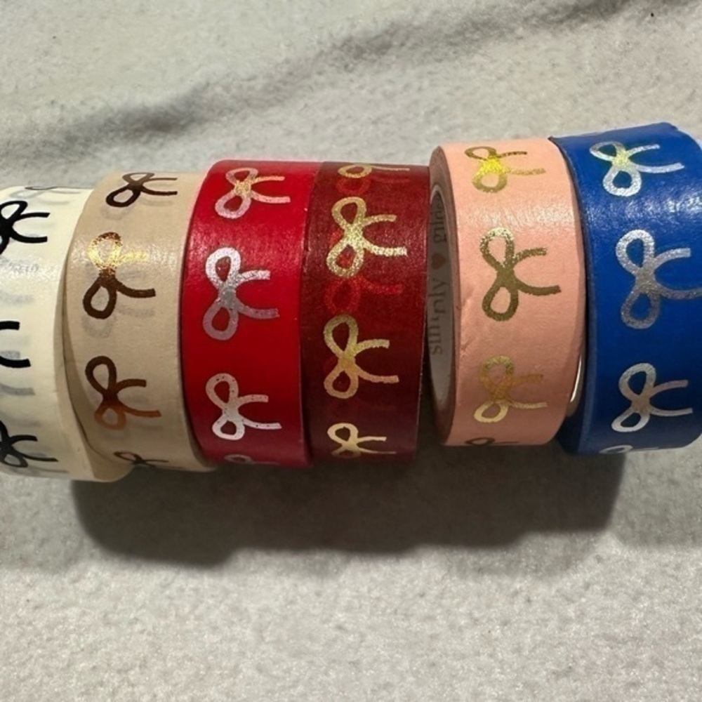Simply Gilded Bundle of Six Bows Washi Tape